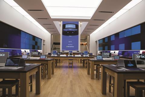 The shop has attracted criticism over its similarity to rival Apple's New York flagship